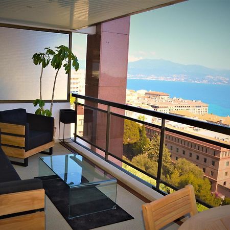 Grand T2 Standing Ajaccio Proche Centre Et Plages Vue Panoramique Parking Prive Εξωτερικό φωτογραφία