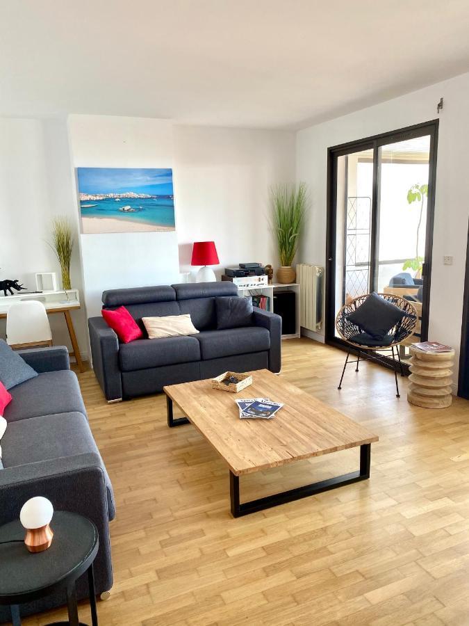 Grand T2 Standing Ajaccio Proche Centre Et Plages Vue Panoramique Parking Prive Εξωτερικό φωτογραφία
