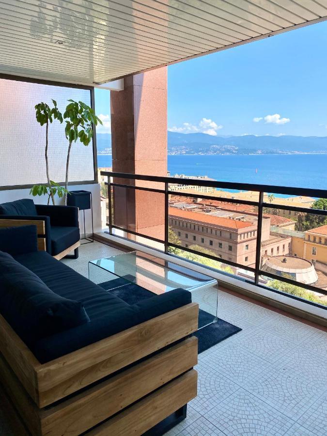 Grand T2 Standing Ajaccio Proche Centre Et Plages Vue Panoramique Parking Prive Εξωτερικό φωτογραφία