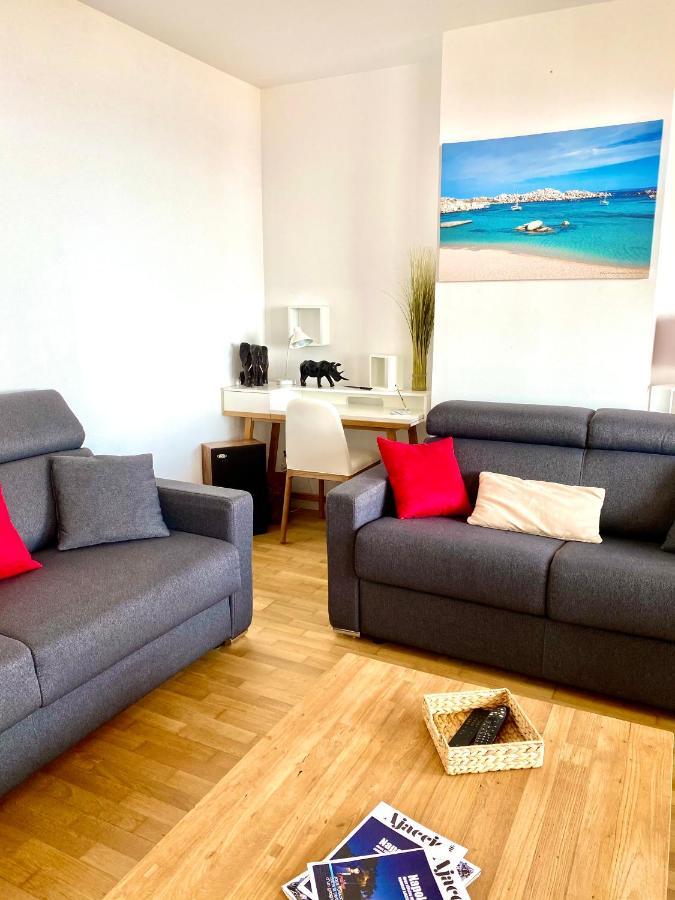 Grand T2 Standing Ajaccio Proche Centre Et Plages Vue Panoramique Parking Prive Εξωτερικό φωτογραφία