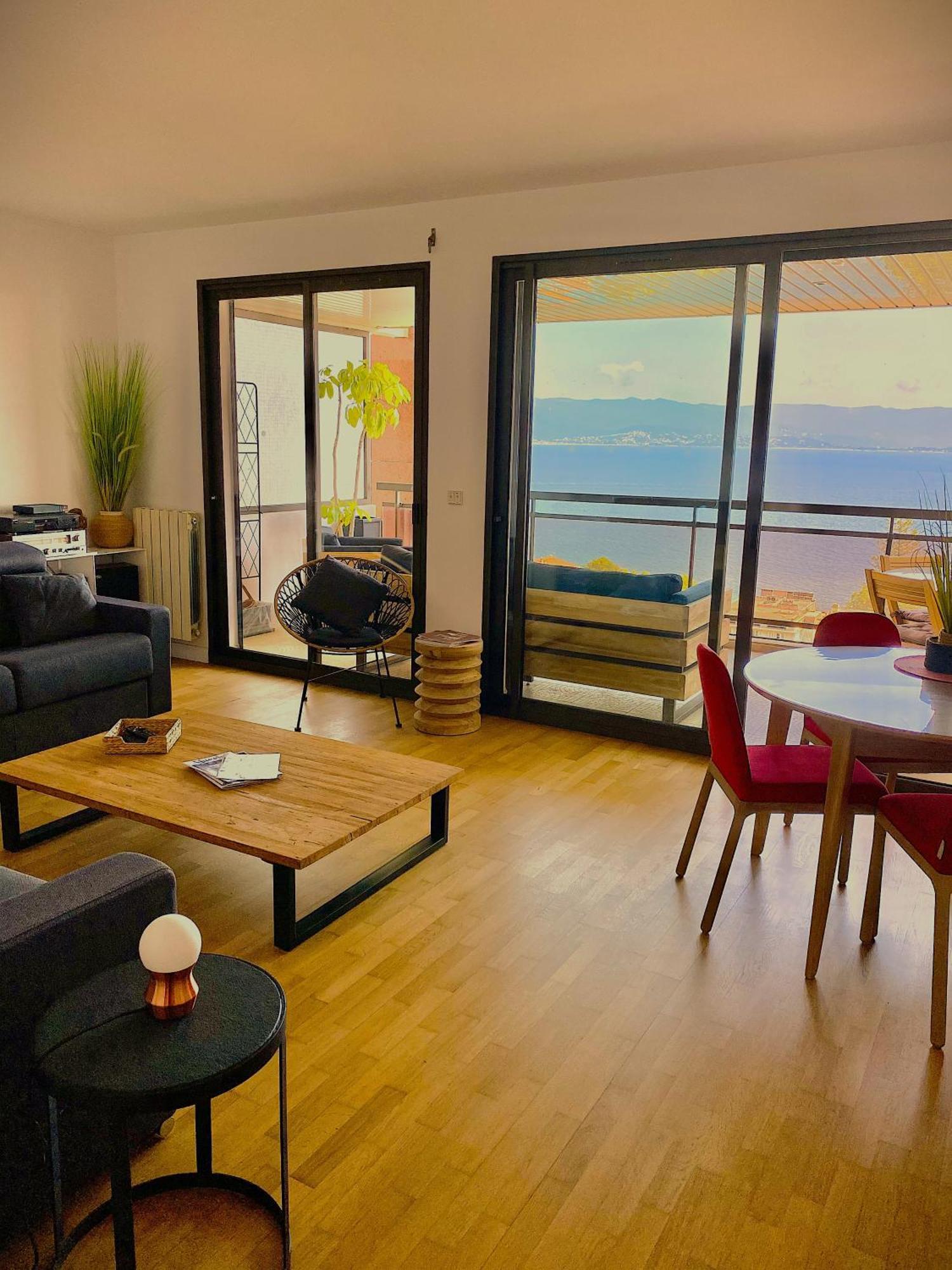 Grand T2 Standing Ajaccio Proche Centre Et Plages Vue Panoramique Parking Prive Εξωτερικό φωτογραφία