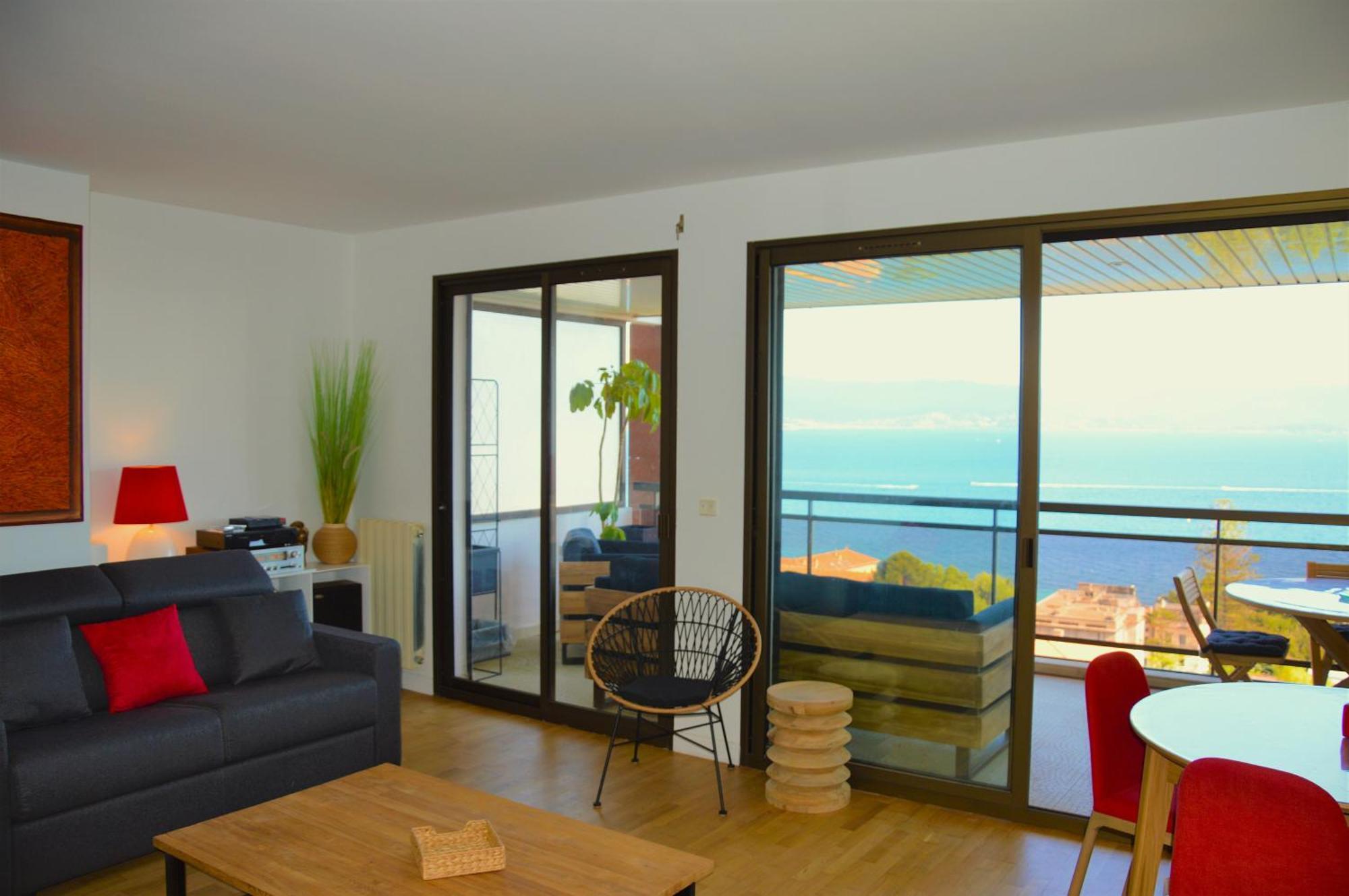 Grand T2 Standing Ajaccio Proche Centre Et Plages Vue Panoramique Parking Prive Εξωτερικό φωτογραφία